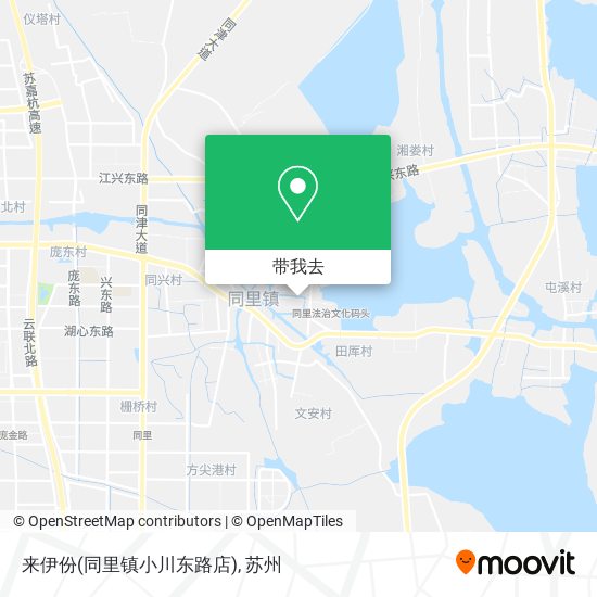 来伊份(同里镇小川东路店)地图