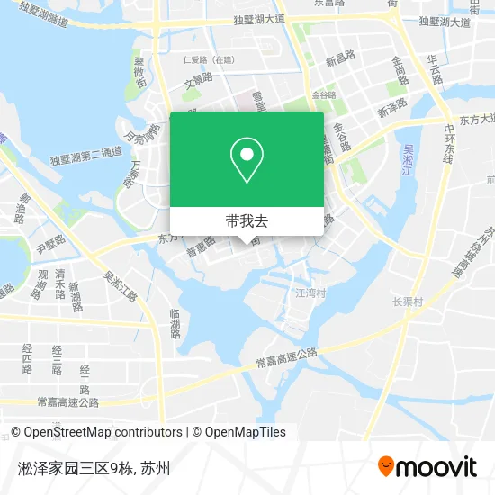 淞泽家园三区9栋地图