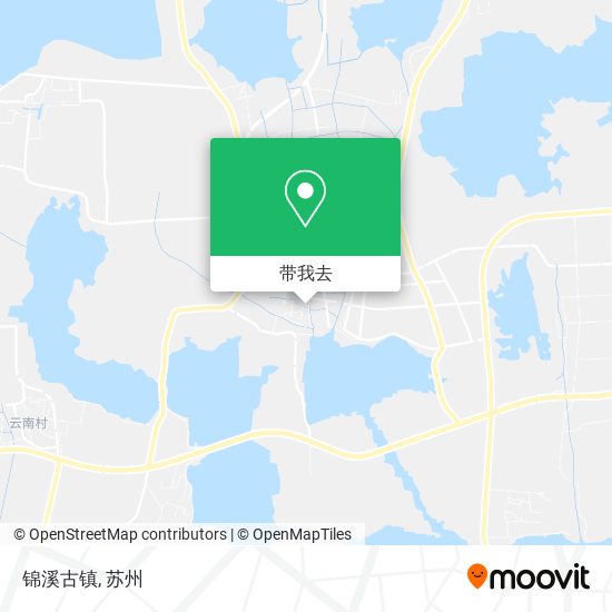 锦溪古镇地图