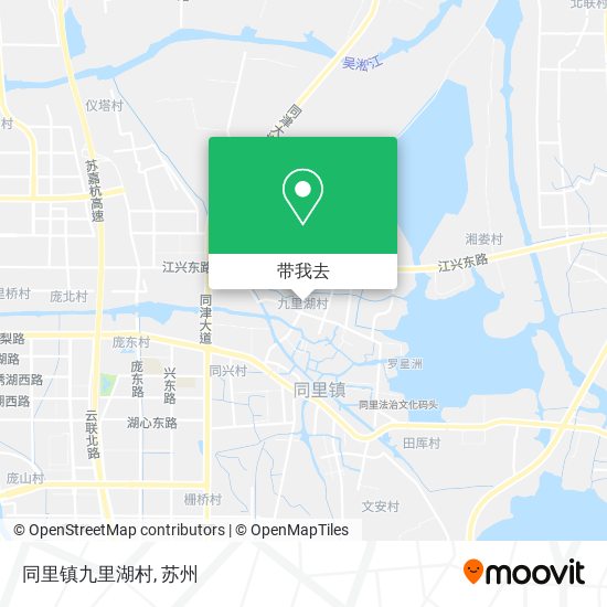 同里镇九里湖村地图