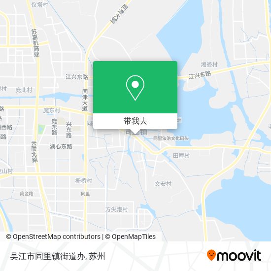 吴江市同里镇街道办地图