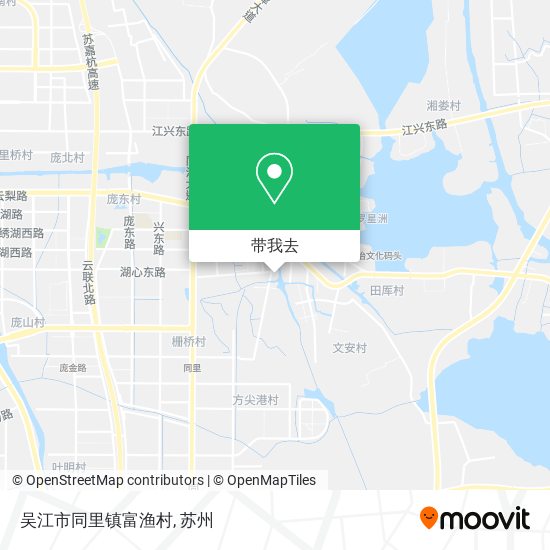 吴江市同里镇富渔村地图