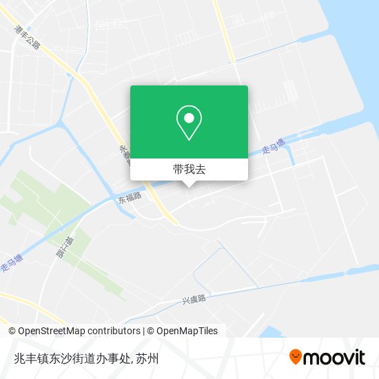 兆丰镇东沙街道办事处地图