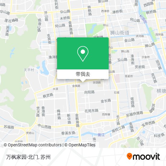 万枫家园-北门地图