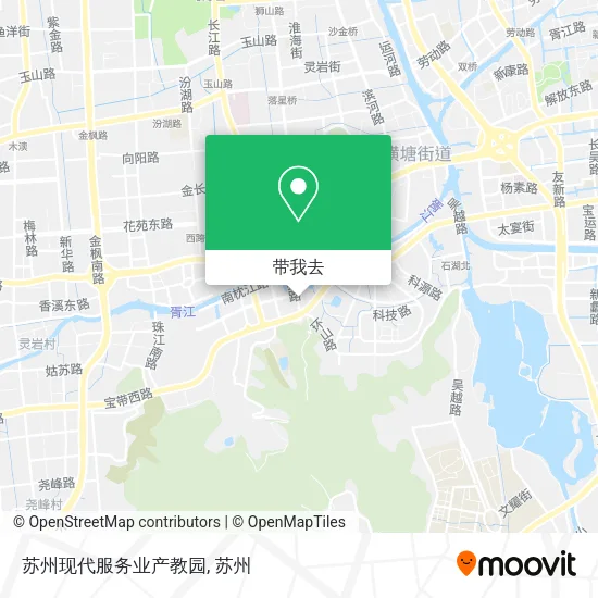 苏州现代服务业产教园地图
