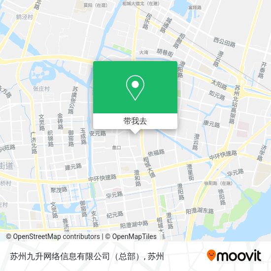 苏州九升网络信息有限公司（总部）地图