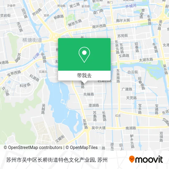 苏州市吴中区长桥街道特色文化产业园地图