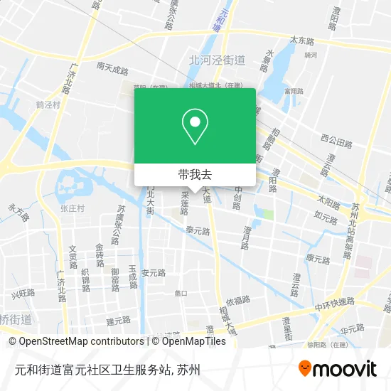 元和街道富元社区卫生服务站地图