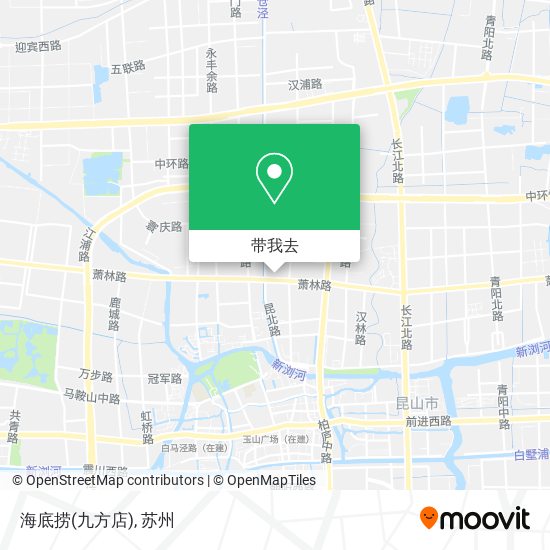 海底捞(九方店)地图