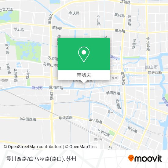 震川西路/白马泾路(路口)地图