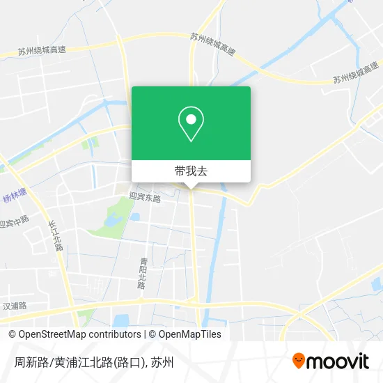 周新路/黄浦江北路(路口)地图