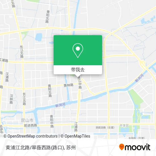 黄浦江北路/翠薇西路(路口)地图