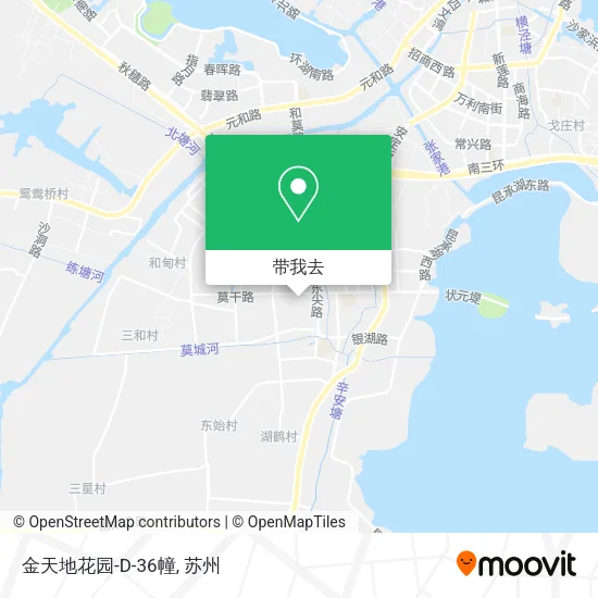 金天地花园-D-36幢地图