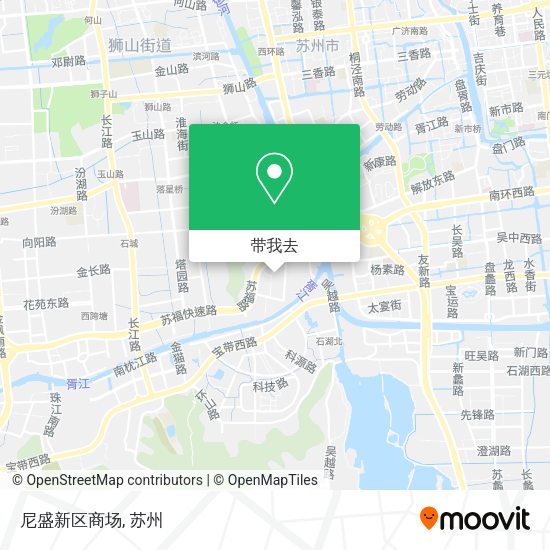 尼盛新区商场地图