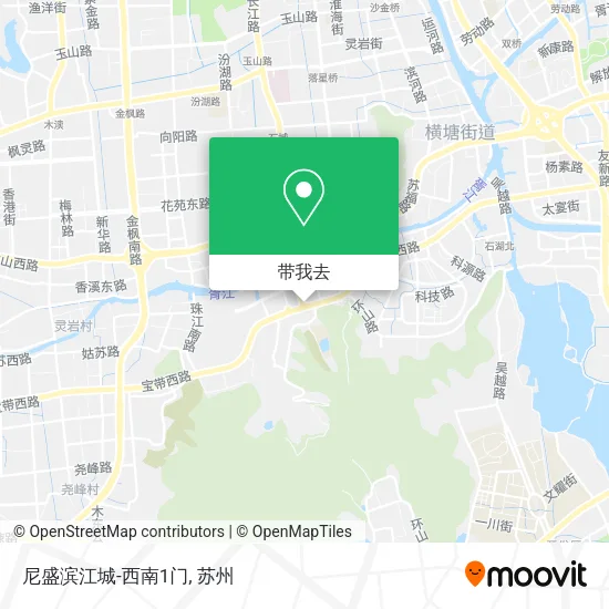 尼盛滨江城-西南1门地图