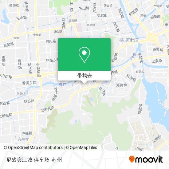 尼盛滨江城-停车场地图