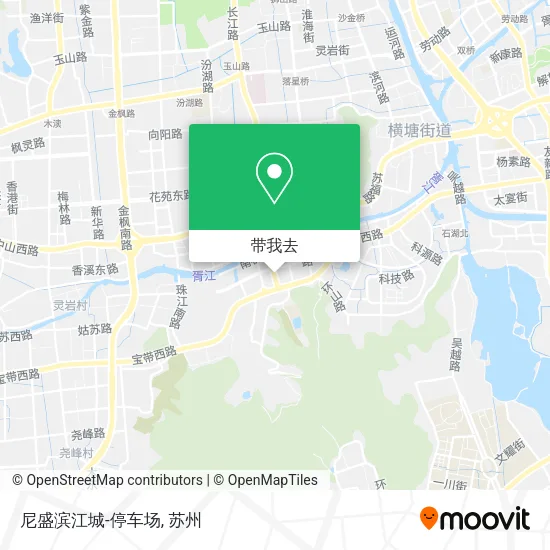 尼盛滨江城-停车场地图