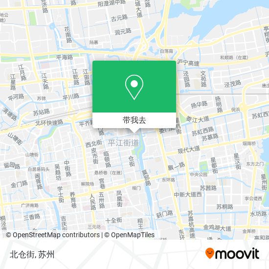 北仓街地图
