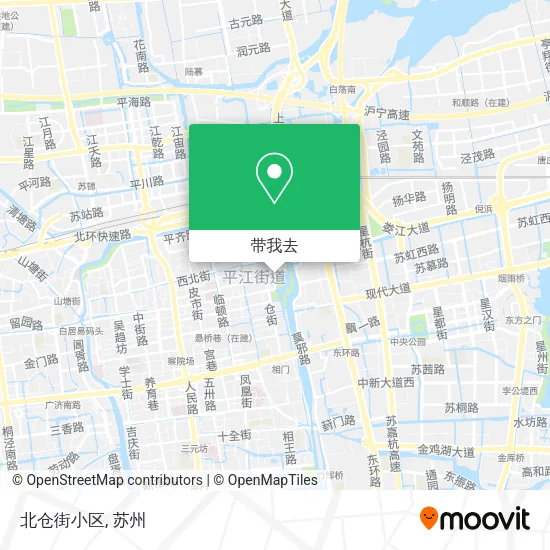 北仓街小区地图