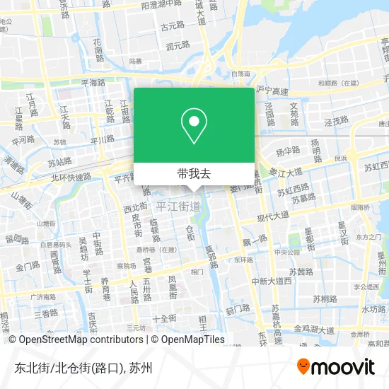 东北街/北仓街(路口)地图