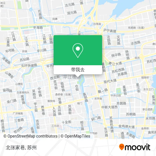 北张家巷地图