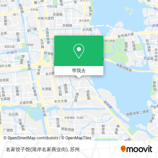 名家饺子馆(湖岸名家商业街)地图