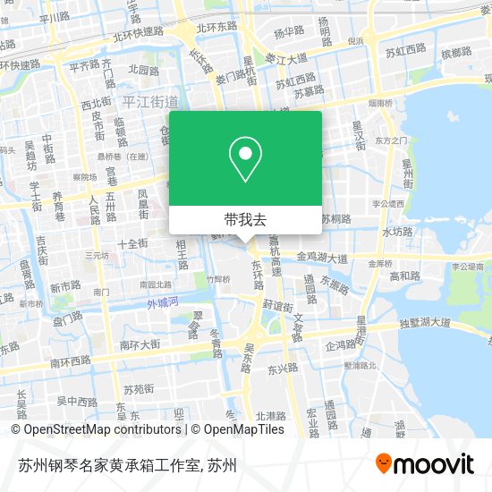 苏州钢琴名家黄承箱工作室地图
