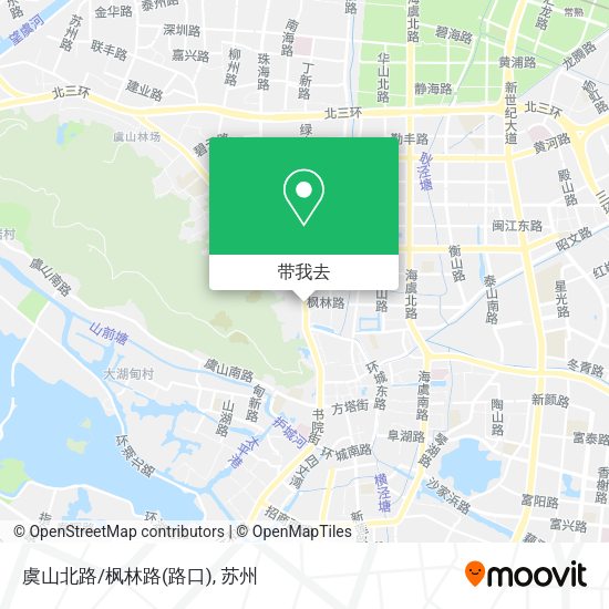 虞山北路/枫林路(路口)地图