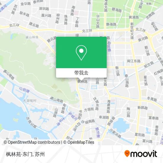 枫林苑-东门地图