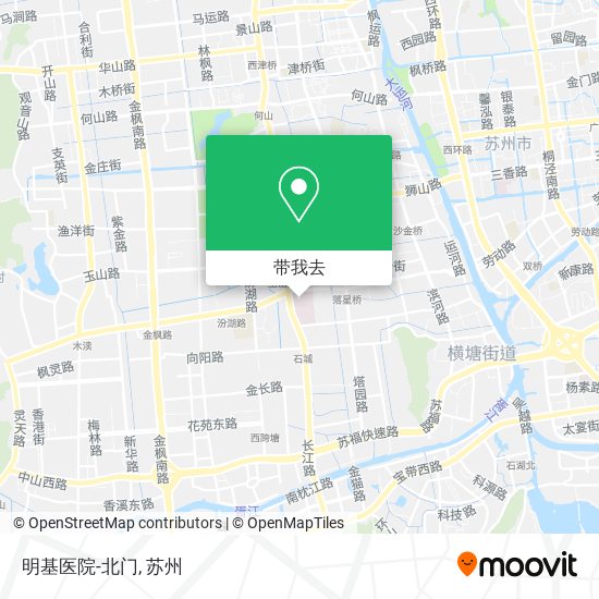 明基医院-北门地图