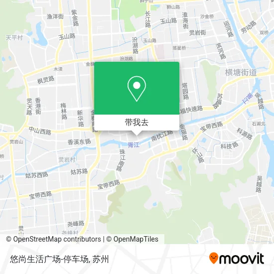 悠尚生活广场-停车场地图