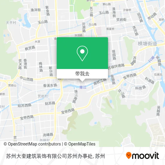 苏州大奎建筑装饰有限公司苏州办事处地图