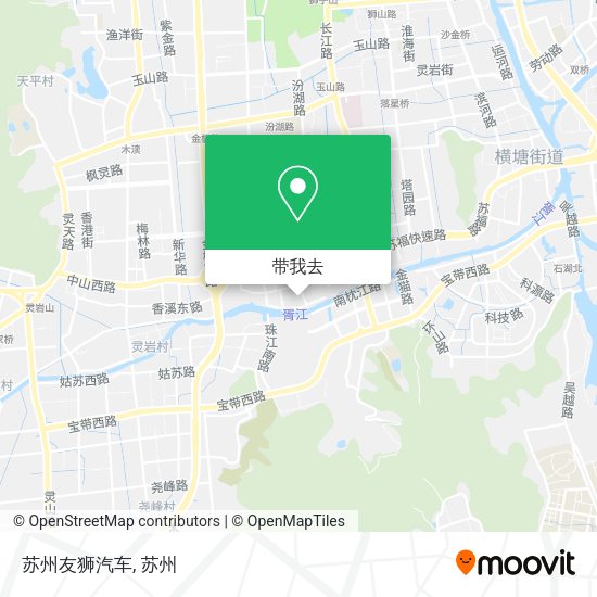 苏州友狮汽车地图