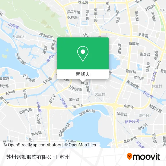苏州诺顿服饰有限公司地图