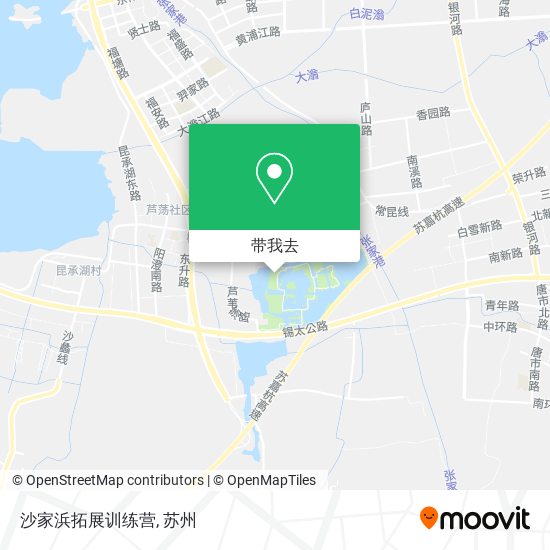 沙家浜拓展训练营地图