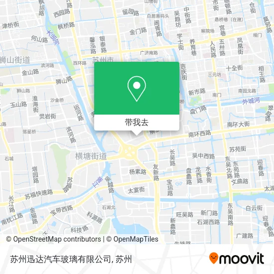 苏州迅达汽车玻璃有限公司地图