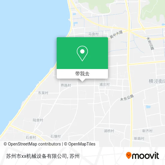 苏州市xx机械设备有限公司地图