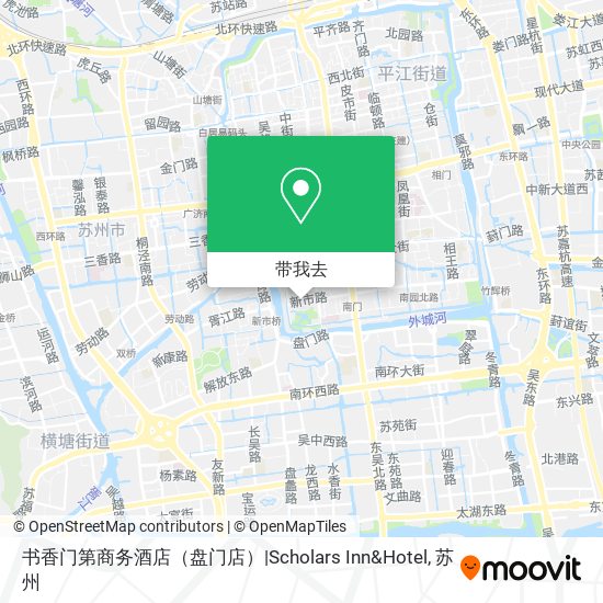 书香门第商务酒店（盘门店）|Scholars Inn&Hotel地图