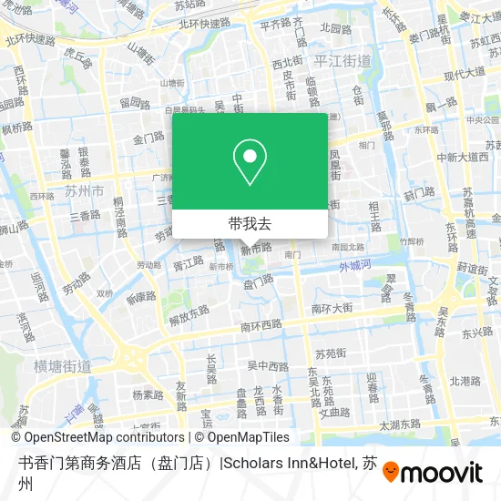 书香门第商务酒店（盘门店）|Scholars Inn&Hotel地图