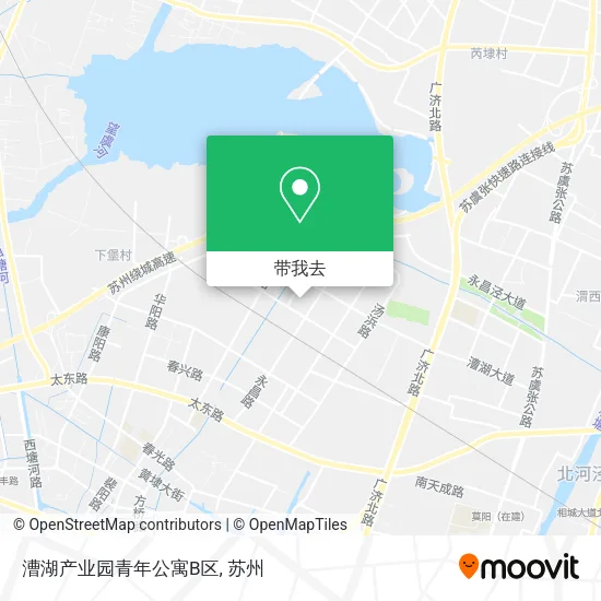 漕湖产业园青年公寓B区地图
