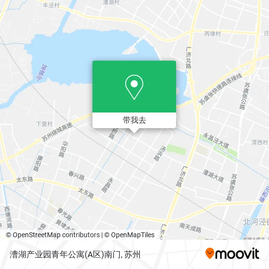 漕湖产业园青年公寓(A区)南门地图