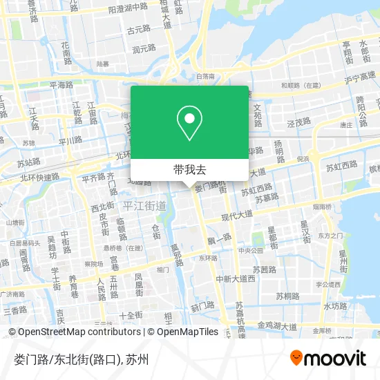 娄门路/东北街(路口)地图
