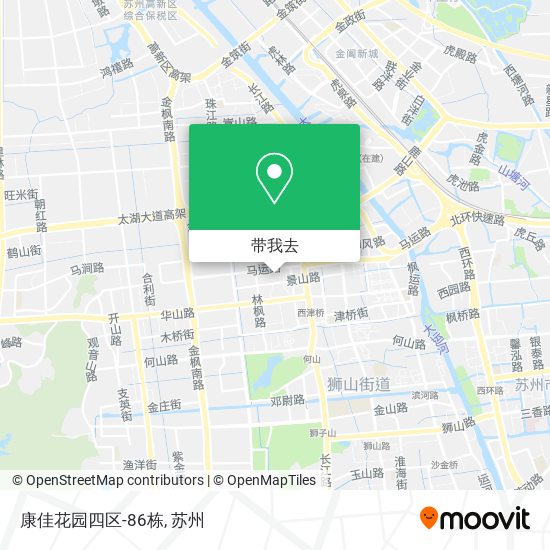 康佳花园四区-86栋地图