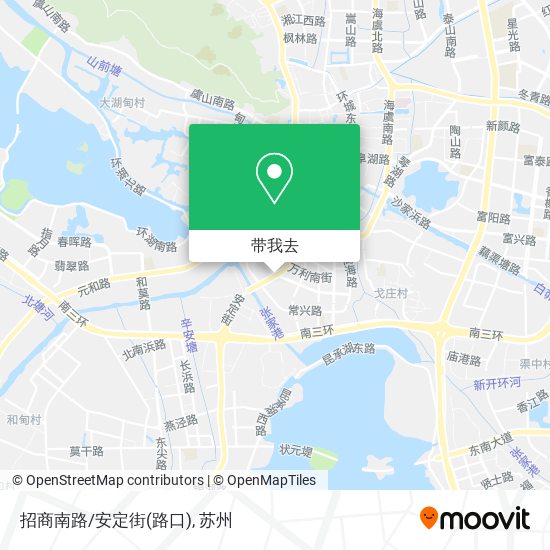 招商南路/安定街(路口)地图