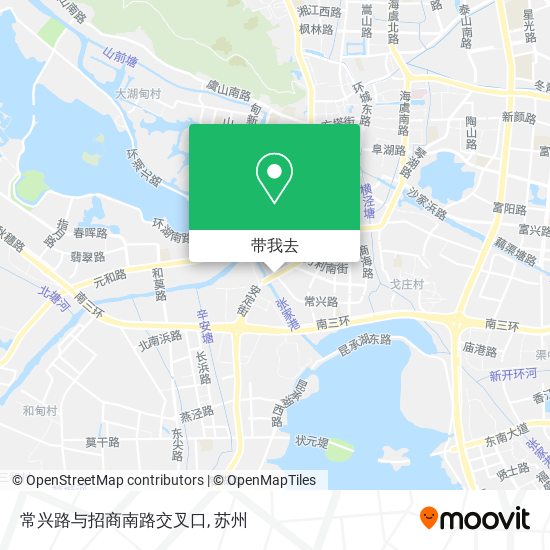 常兴路与招商南路交叉口地图