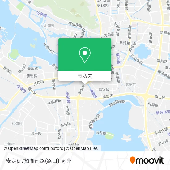 安定街/招商南路(路口)地图