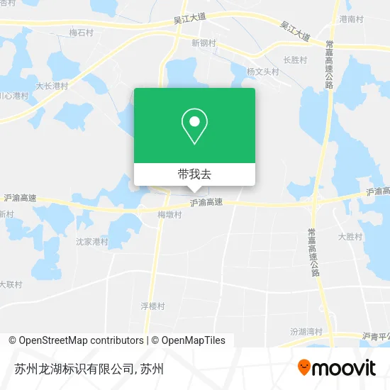 苏州龙湖标识有限公司地图