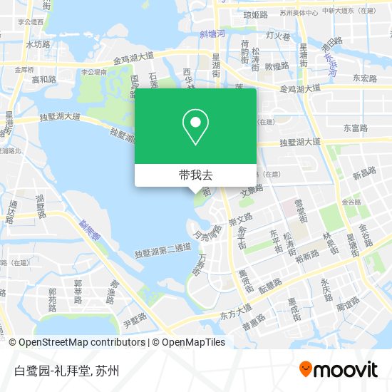 白鹭园-礼拜堂地图