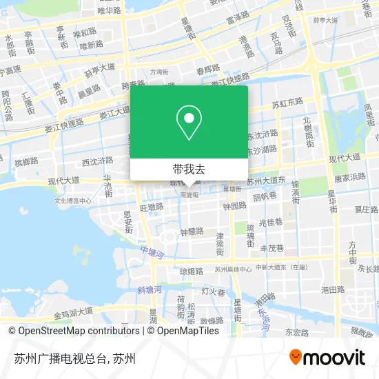 苏州广播电视总台地图