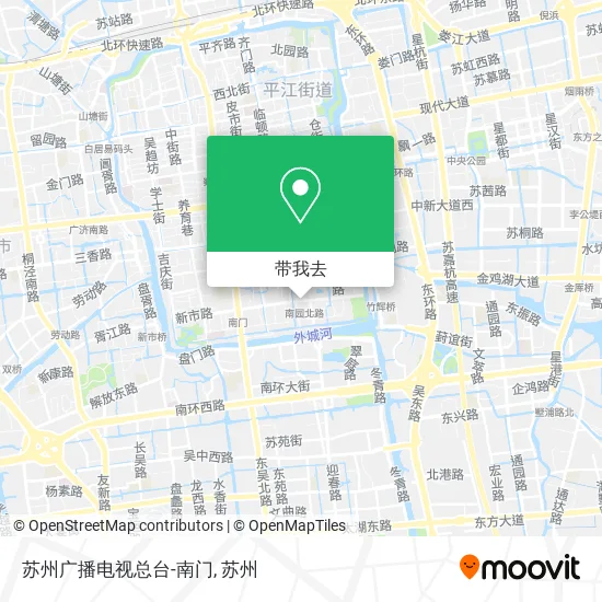 苏州广播电视总台-南门地图